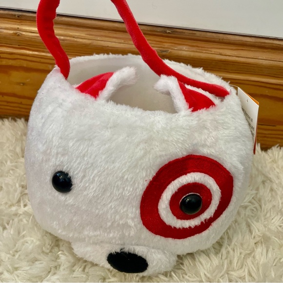 Hyde & EEK! Other - Hyde and Eek Bullseye Dog Halloween Basket 12" Red White